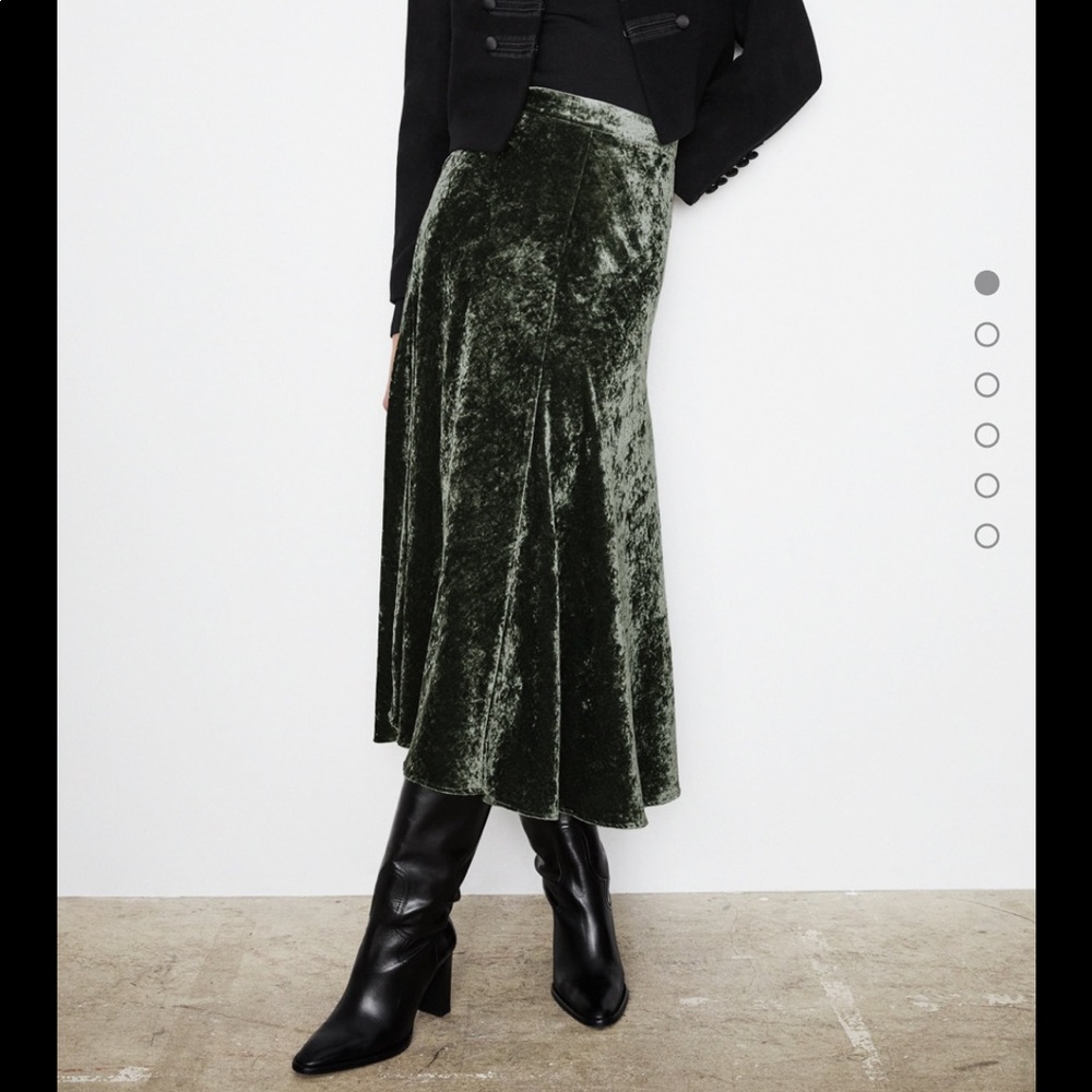 Zara Velvet Skirt